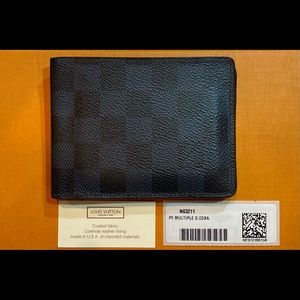 Louis Vuitton Damier Cobalt Canvas Multiple Wallet